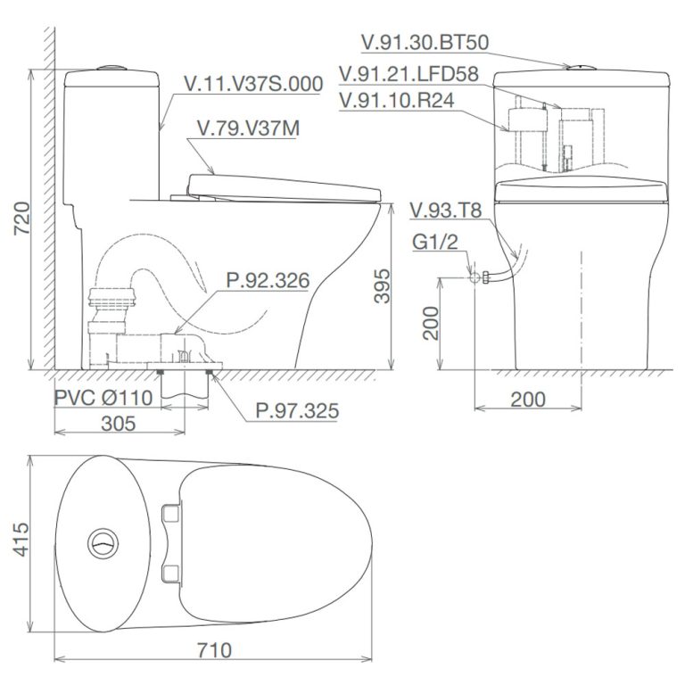 Bản-vẽ-kĩ-thuật-Bồn-cầu-1-khối-VIGLACERA-V37S-nắp-êm