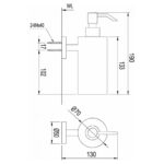 Bản vẽ kĩ thuật Hộp đựng xà phòng INAX KFV 25AY