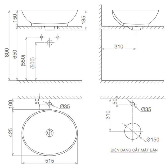 Bản-vẽ-kĩ-thuật-chậu-lavabo-VIGLACERA-BS415-đặt-bàn