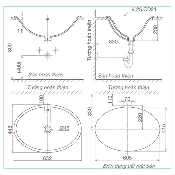 Bản-vẽ-kĩ-thuật-chậu-lavabo-VIGLACERA-CD21-dương-vành
