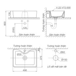 Bản-vẽ-kĩ-thuật-chậu-lavabo-VIGLACERA-V72-đặt-bàn