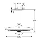 Bát sen âm tường Grohe Euphoria 260 26460000 - Ảnh 2