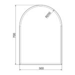 Bản vẽ kỹ thuật Gương nhà tắm VIGLACERA VG832 (VSD G2) 500x700mm