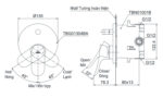 Van gật gù TOTO TBG01304BA TBN01001B sen âm tường GO nóng lạnh - Ảnh 2