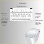 Bồn cầu thông minh CAESAR CA1380H nắp rửa điện tử - Ảnh 5