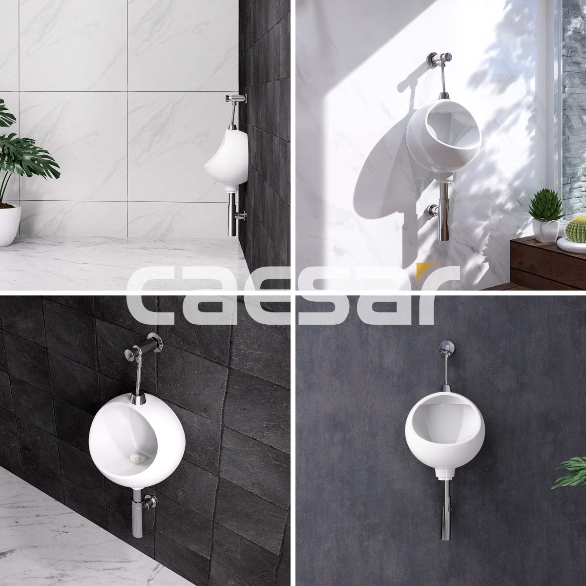 Bon tieu nam CAESAR U0210 treo tuong