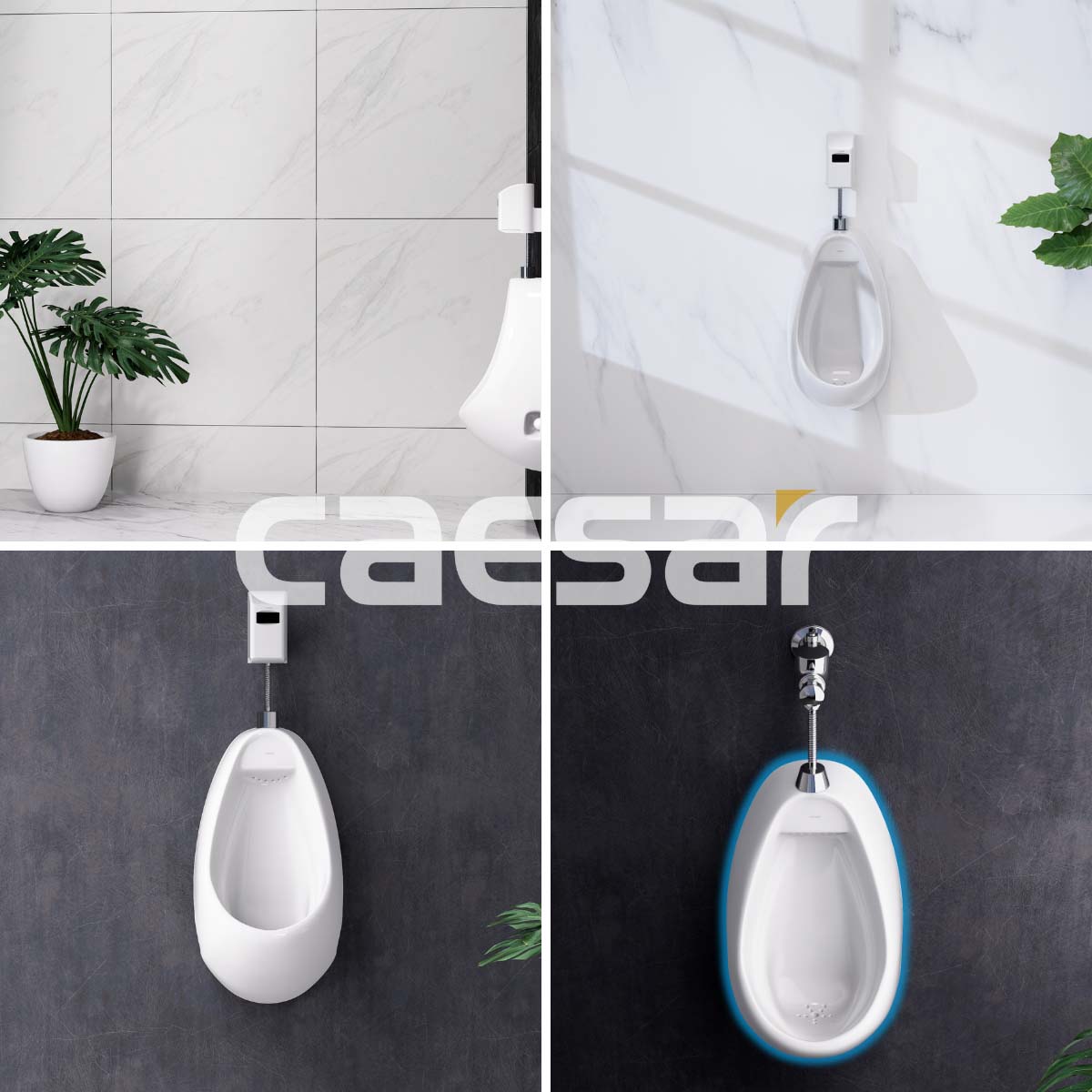 Bon tieu nam CAESAR U0221 treo tuong