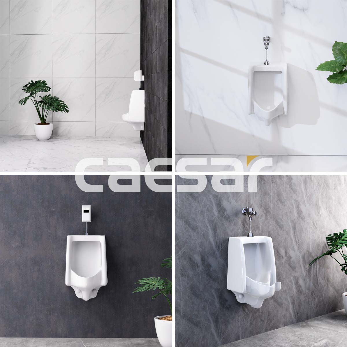 Bon tieu nam CAESAR U0230 treo tuong