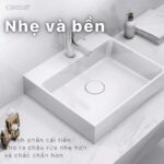 Chậu lavabo đặt bàn CAESAR LF5253 - Ảnh 12