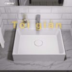 Chậu lavabo đặt bàn CAESAR LF5253 - Ảnh 6