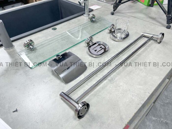Bộ phụ kiện nhà tắm VIGLACERA VG98 (VGPK08) 5 món - Ảnh 14
