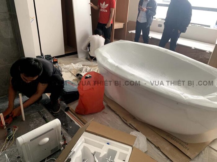 Bồn tắm CAESAR MT6480 Massage lập thể 1.8M - Ảnh 3