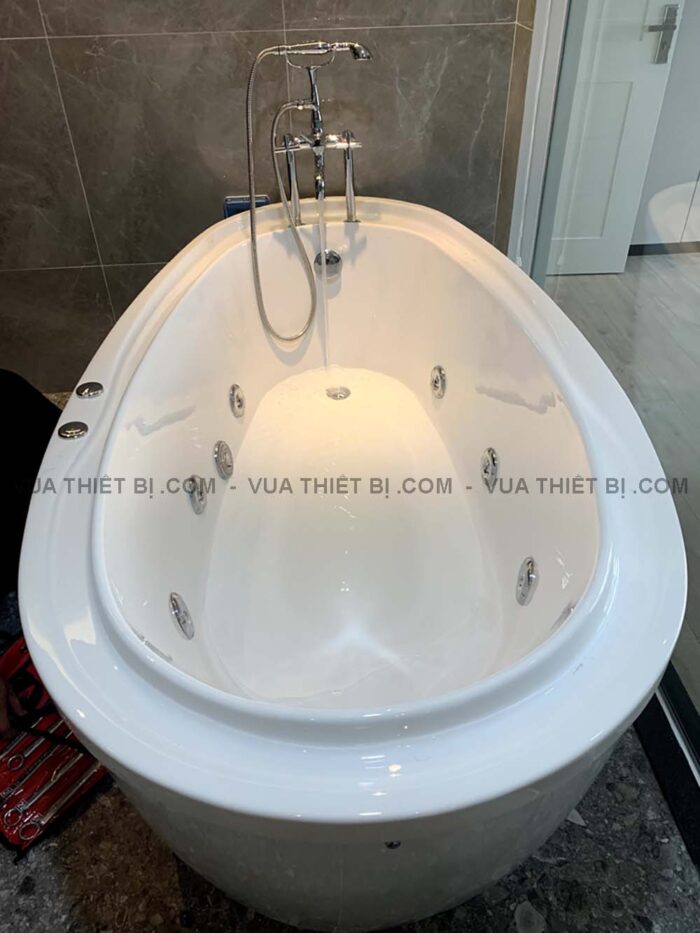 Bồn tắm CAESAR MT6480 Massage lập thể 1.8M - Ảnh 6