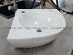 Chậu lavabo treo tường CAESAR L2014 góc - Ảnh 6