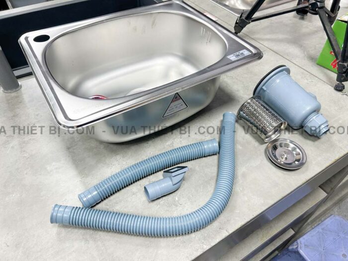 Chậu rửa bát inox Sơn Hà 1H447S 1 hố - Ảnh 7