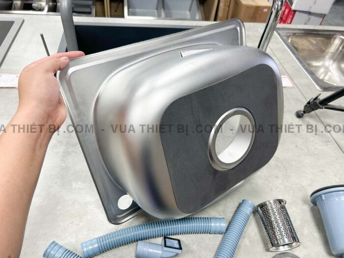 Chậu rửa bát inox Sơn Hà 1H447S 1 hố - Ảnh 5