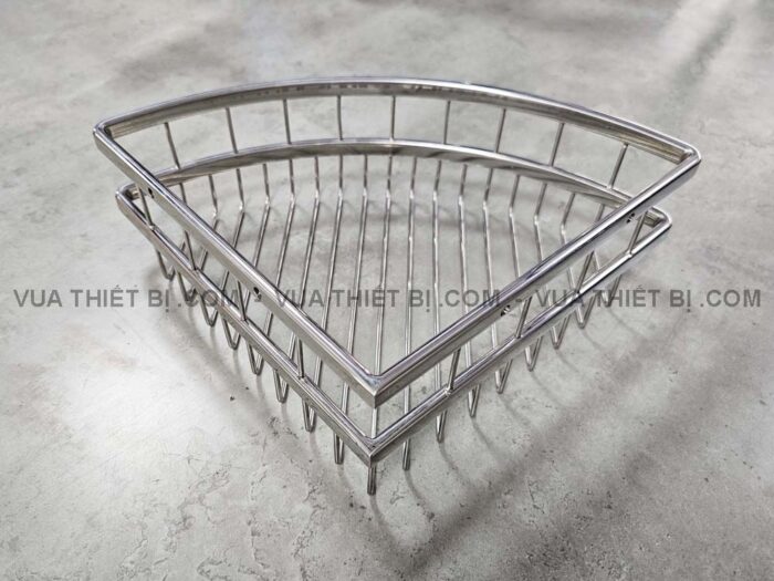 Kệ nhà tắm CAESAR ST823V góc inox 1 tầng - Ảnh 3