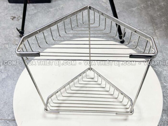 Kệ nhà tắm CAESAR ST849 góc inox 2 tầng - Ảnh 2