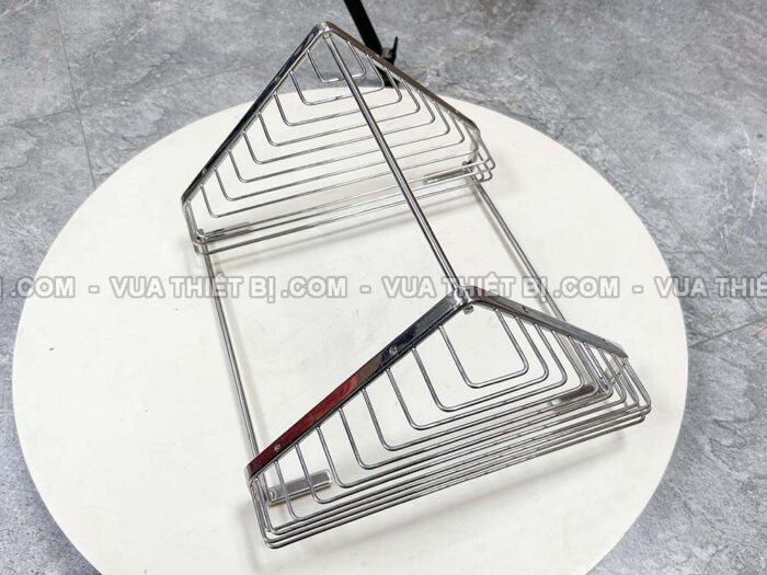 Kệ nhà tắm CAESAR ST849 góc inox 2 tầng - Ảnh 3