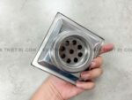 Phễu thoát sàn CAESAR ST1212L 120x120mm phi 90 - Ảnh 4