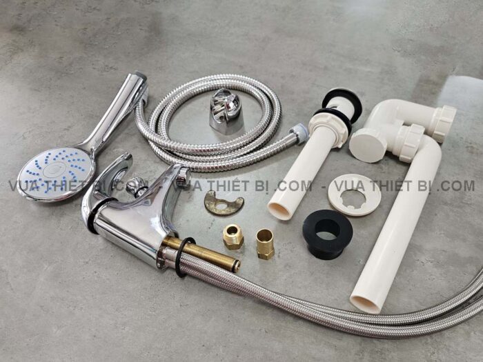 Vòi lavabo CAESAR B136CU kèm sen nóng lạnh - Ảnh 5