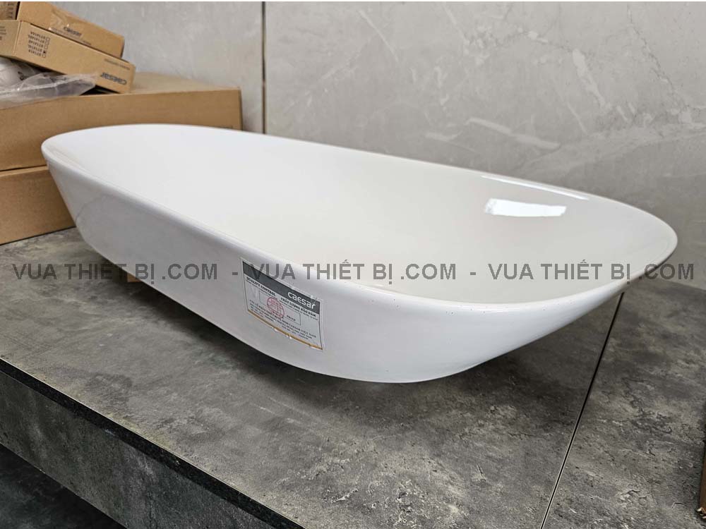 Hinh anh thuc te chau lavabo dat ban CAESAR LF5260 3