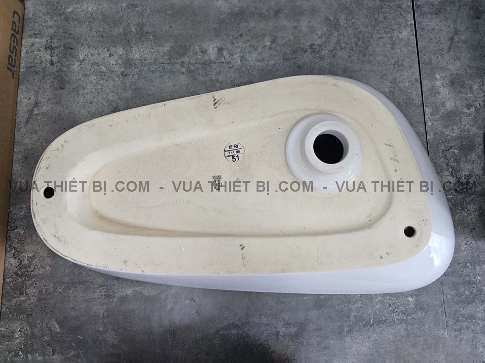 Hinh anh thuc te chau lavabo dat ban CAESAR LF5260 4