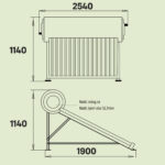 Máy nước nóng năng lượng mặt trời Ariston ECO TUBE ECO2 1828 25 T N SS 300 lít