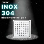 Phễu thoát sàn CAESAR ST1212 120x120mm phi 60 - Ảnh 3