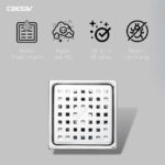 Phễu thoát sàn CAESAR ST1212 120x120mm phi 60 - Ảnh 4