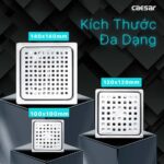 Phễu thoát sàn CAESAR ST1212 120x120mm phi 60 - Ảnh 5