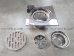 Phễu thoát sàn INAX FDV-12 vuông 120x120mm - Ảnh 4