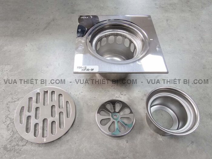 Phễu thoát sàn INAX FDV-12 vuông 120x120mm - Ảnh 4