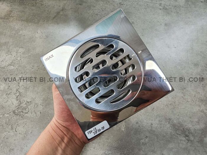 Phễu thoát sàn INAX FDV-12 vuông 120x120mm - Ảnh 6