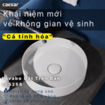 Chậu lavabo đặt bàn CAESAR LF5258 - Ảnh 3
