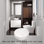 Chậu lavabo đặt bàn CAESAR LF5258 - Ảnh 7