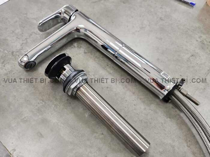 Vòi lavabo INAX LFV-1402SH cổ cao nóng lạnh - Ảnh 10