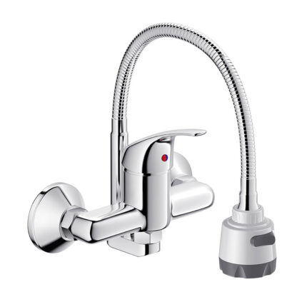 Vòi rửa bát VIGLACERA VG712 (VG712M) nóng lạnh gắn tường