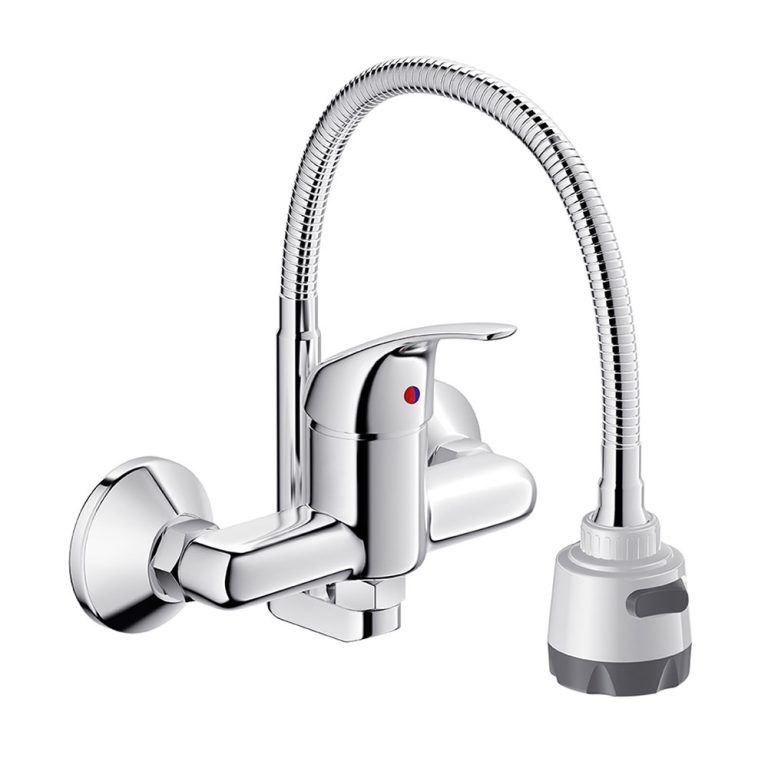 Vòi rửa bát VIGLACERA VG712 (VG712M) nóng lạnh gắn tường