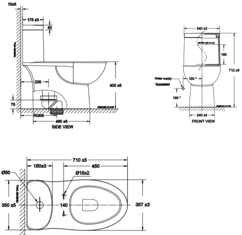 AMERICAN STANDARD VF2024 Bồn cầu 1 khối nắp êm New Codie II VUA