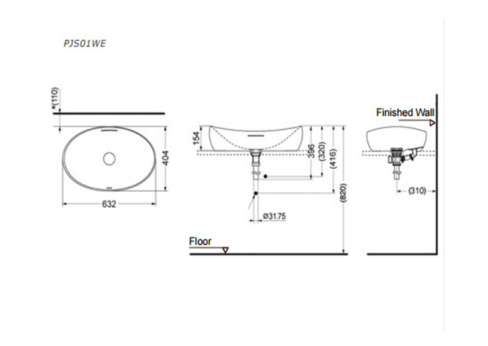 TOTO PJS01WE#MW PJS01WE#GW - Chậu lavabo đặt bàn