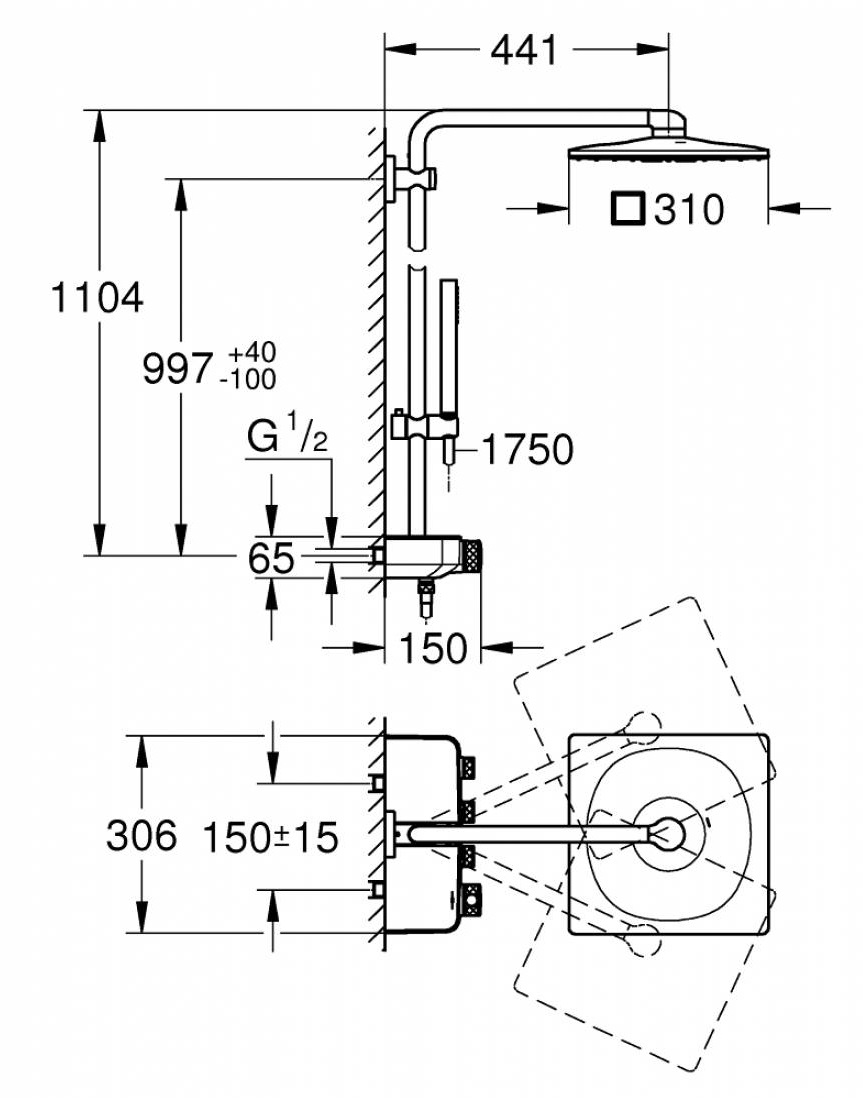 ban ve sen cay grohe 26508000