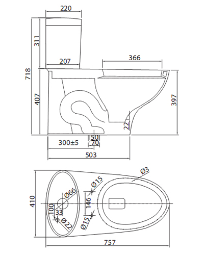 Bồn cầu 1 khối VIGLACERA V37