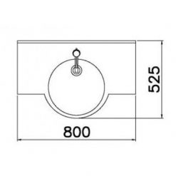 Chậu rửa mặt lavabo CAESAR LF5306 đặt bàn 2