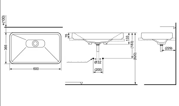 TOTO LW171YB - Chậu lavabo đặt bàn 1 Chậu rửa mặt lavabo TOTO LW171YB Đặt Bàn