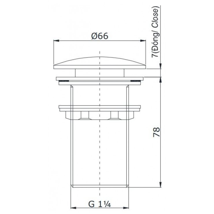TOTO T6JV2N - Xi phông chậu rửa mặt 1 TOTO T6JV2N - Xi phông chậu rửa mặt