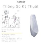 Bồn tiểu nam CAESAR U0266 treo tường - Ảnh 3