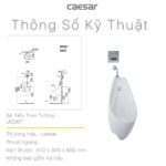 Bồn tiểu nam CAESAR U0267 treo tường - Ảnh 3