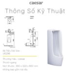 Bồn tiểu nam CAESAR U0296 đặt sàn - Ảnh 3