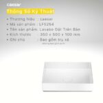 Chậu lavabo đặt bàn CAESAR LF5254 - Ảnh 3